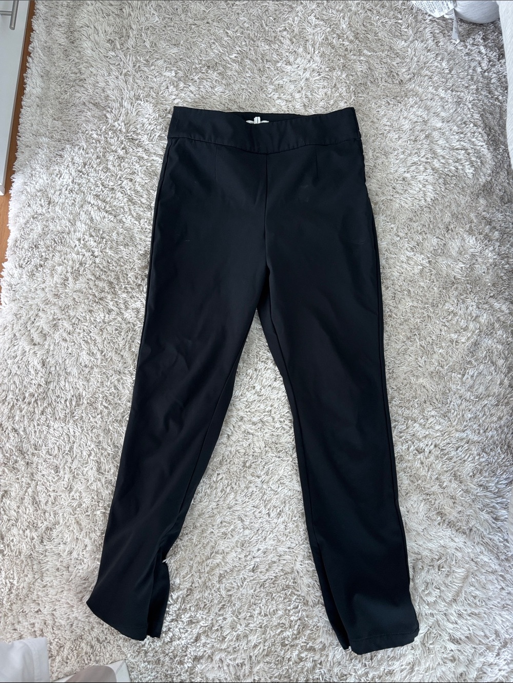 Good American Kids Black Pull-On Leggings